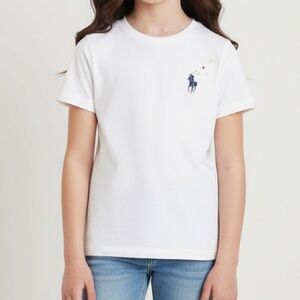 Polo by Ralph Lauren girl 12-14 years White Tee